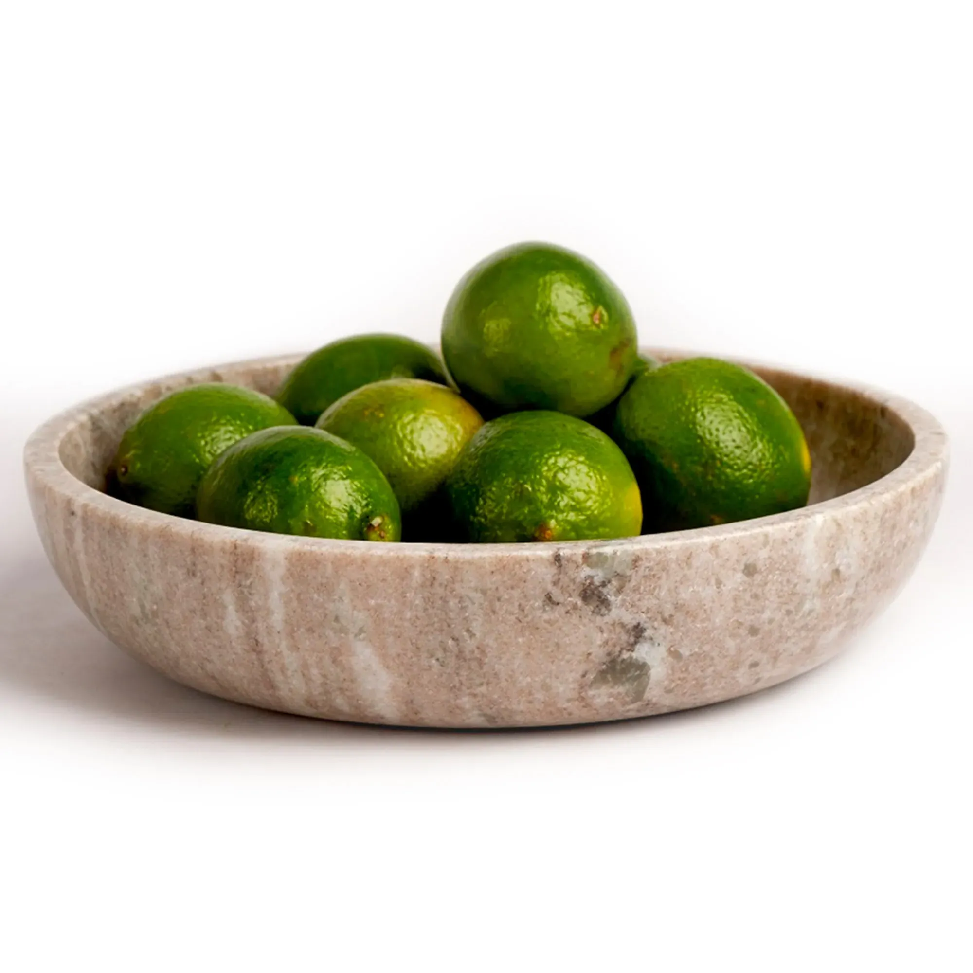 Rafiya Large Decorative Bowl - Brown, Marble