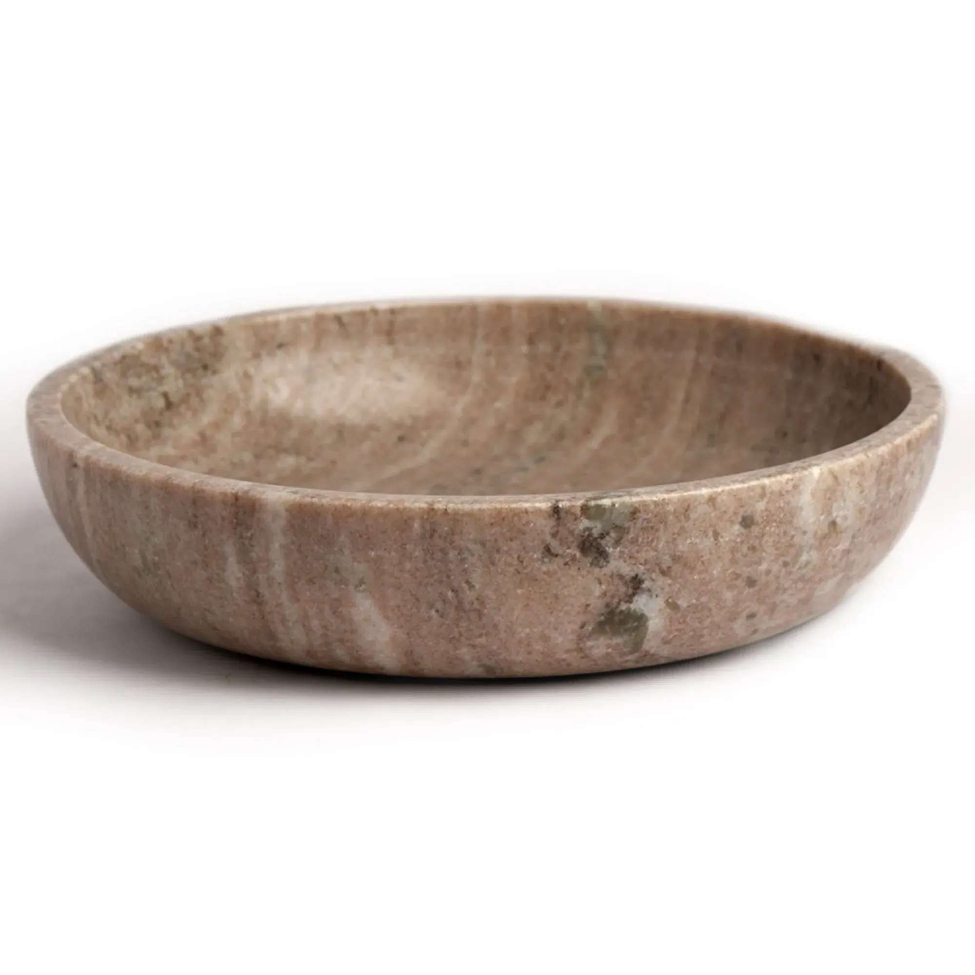 Rafiya Large Decorative Bowl - Brown, Marble