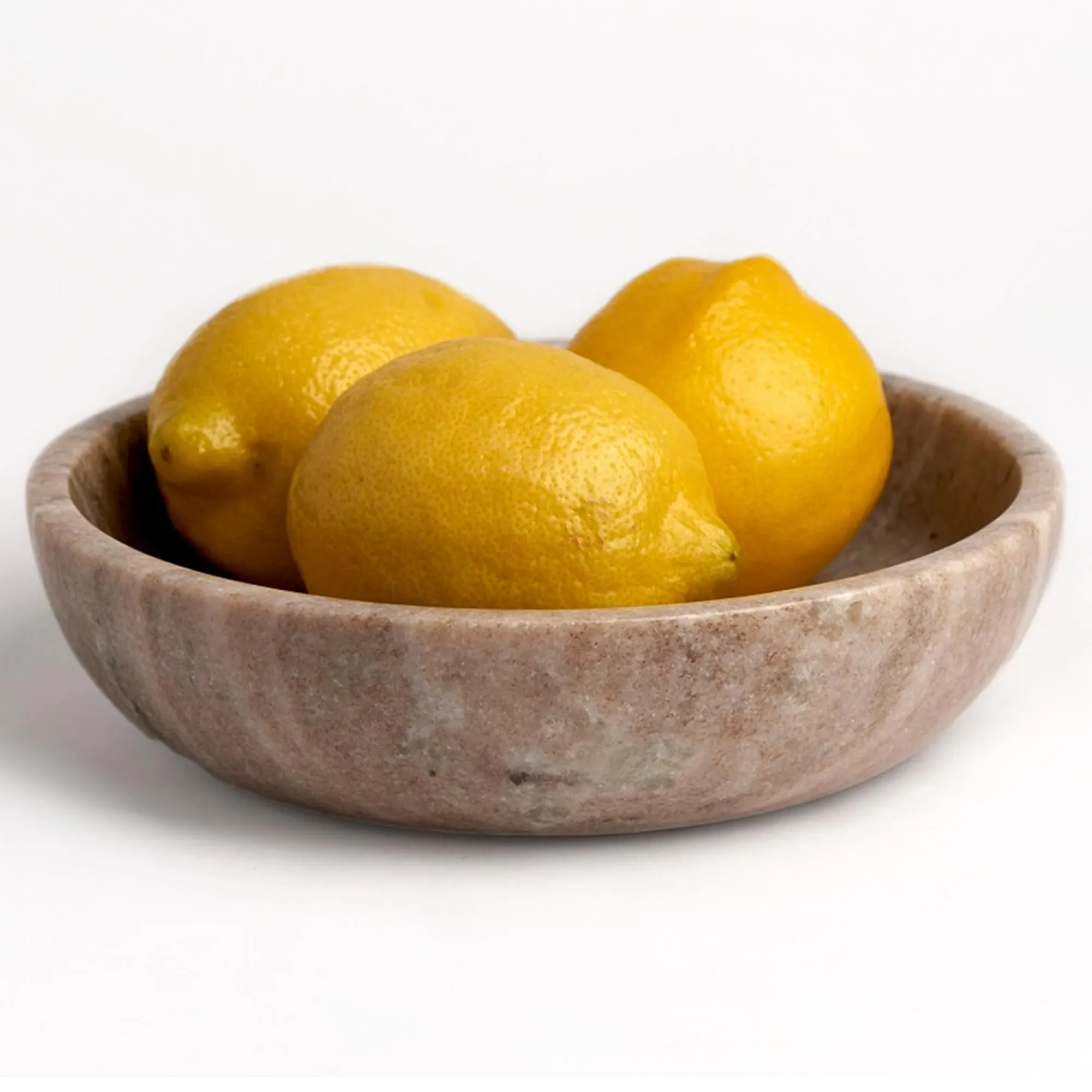 Rafiya Medium Decorative Bowl - Brown, Marble