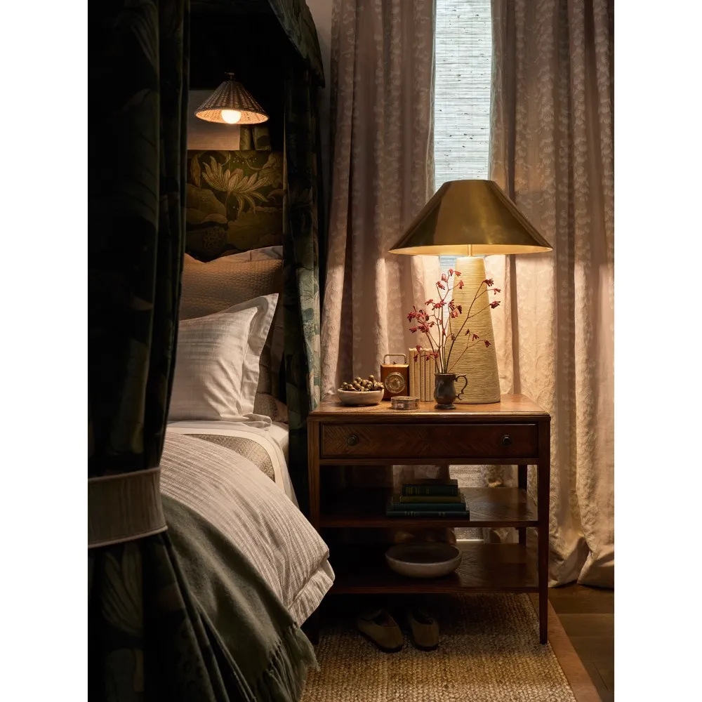 Rafiya Small Decorative Bowl - Brown, Marble