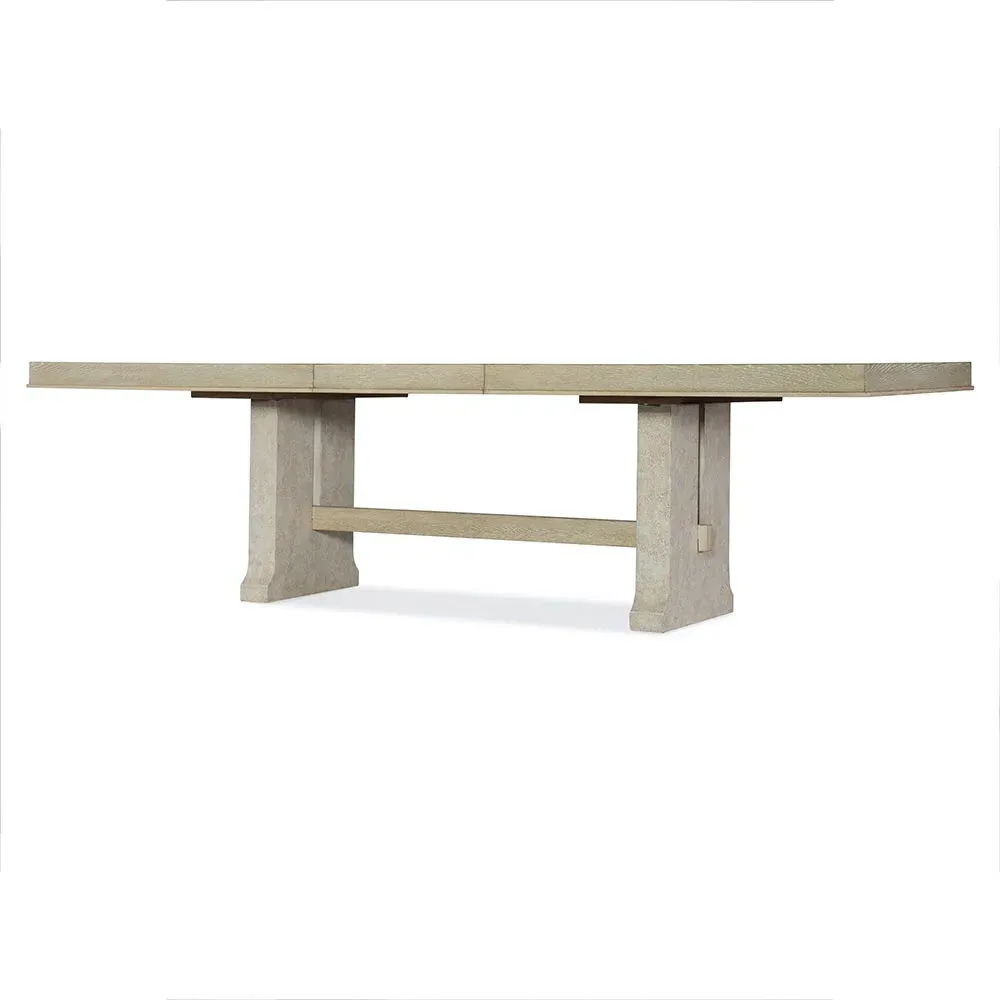 Ralph Rectangular Extendable Dining Table - Beige, Oak