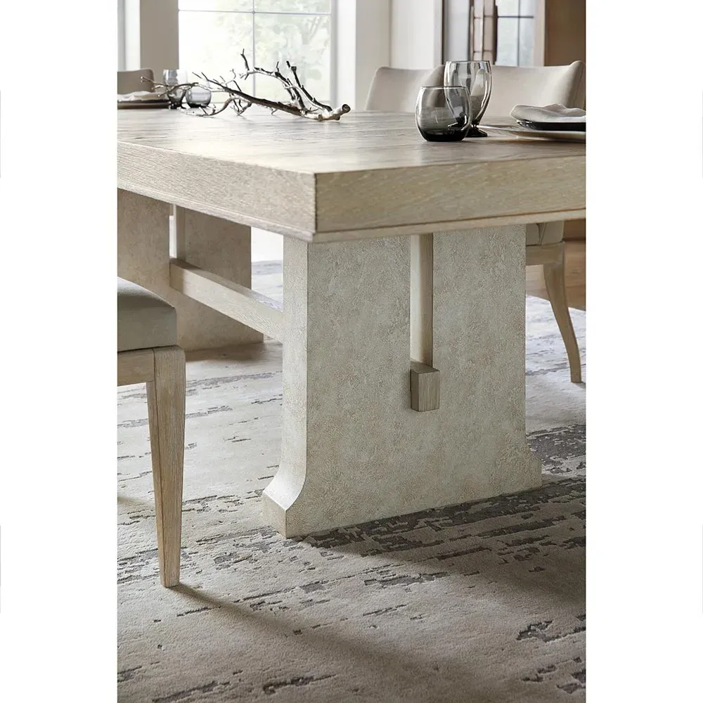 Ralph Rectangular Extendable Dining Table - Beige, Oak