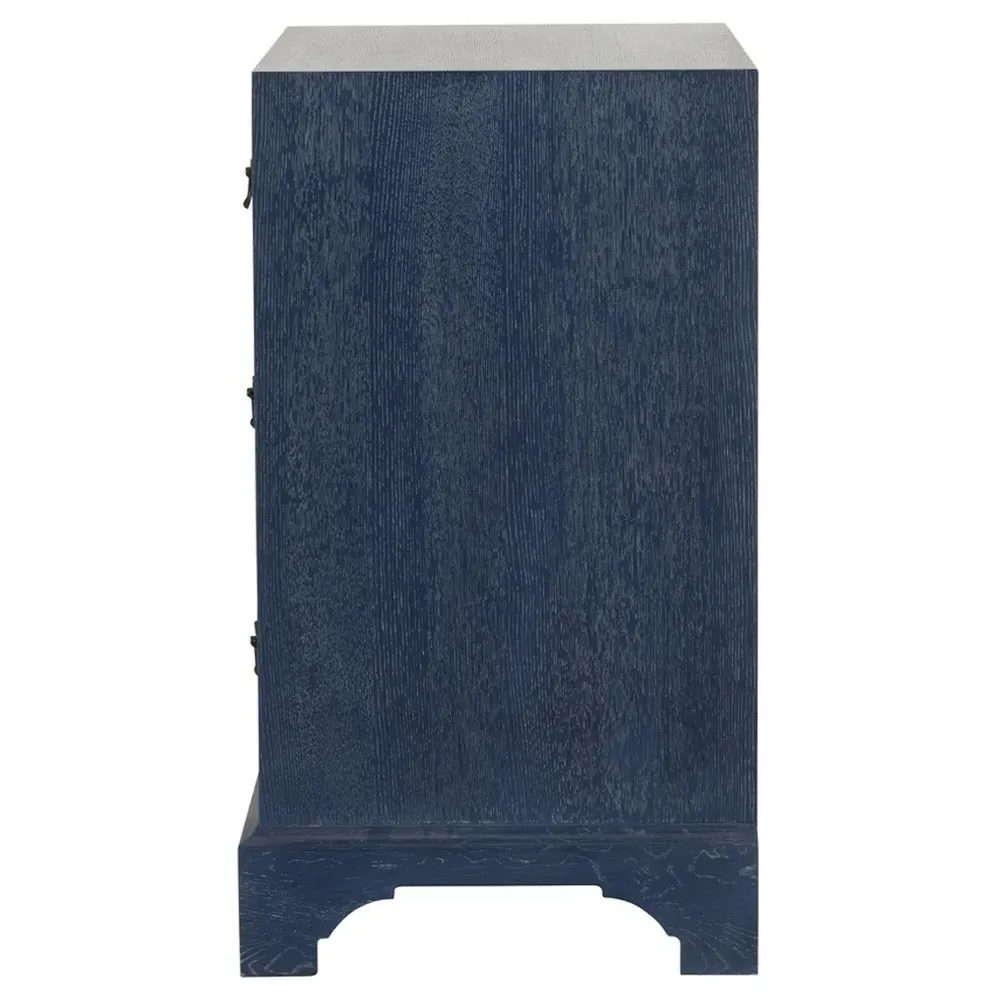 Rania Bachelor Chest - Blue, Oak