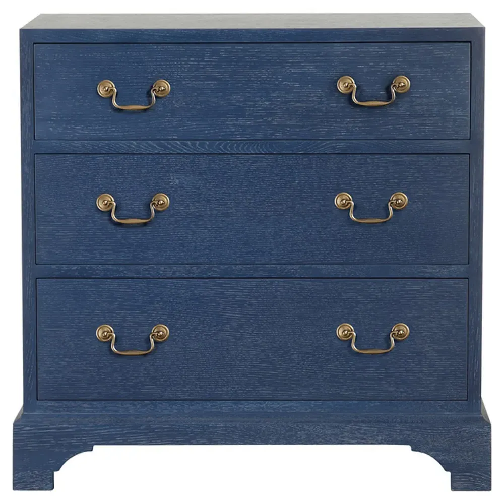 Rania Bachelor Chest - Blue, Oak image