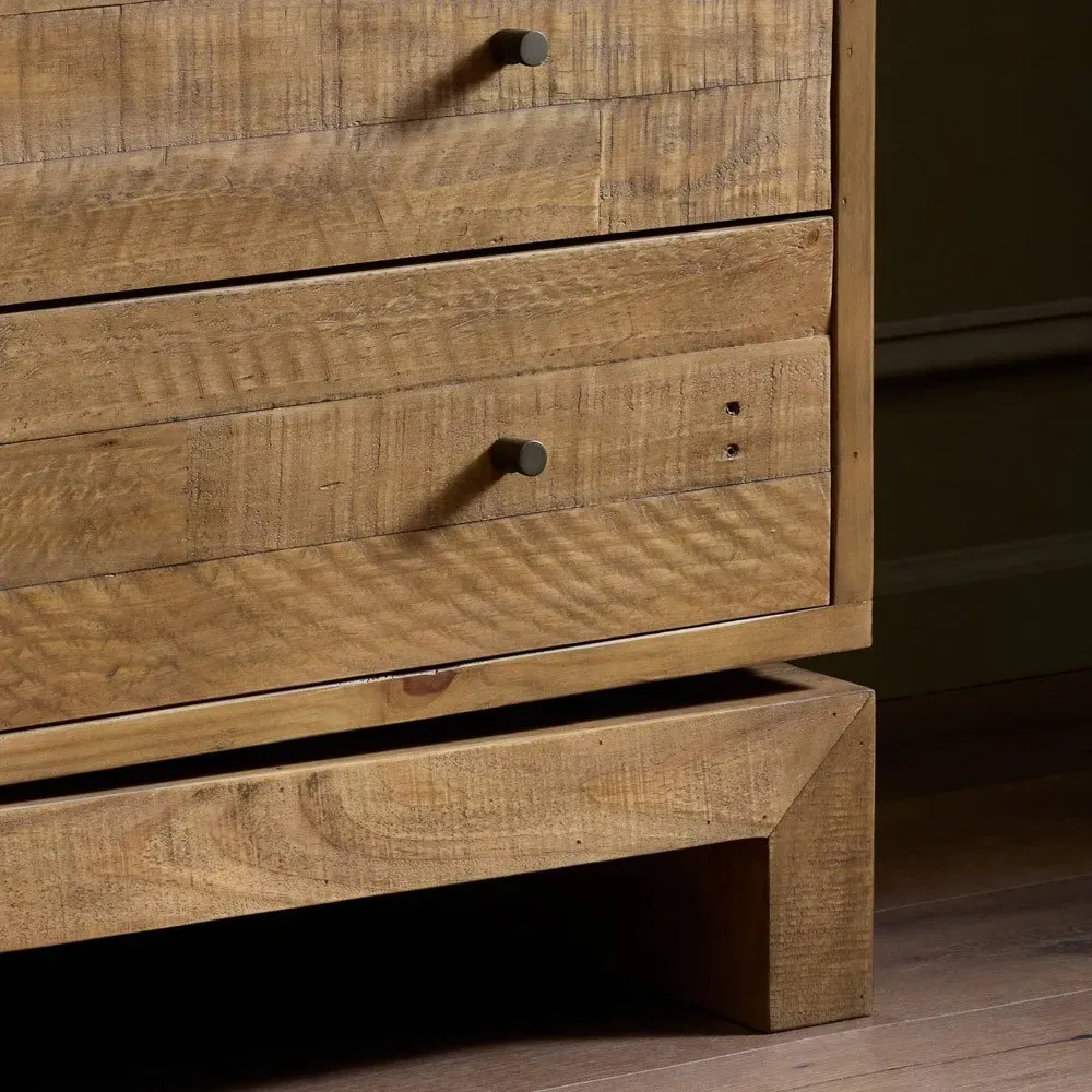 Rayan Double Dresser - Natural Brown, Reclaimed Wood