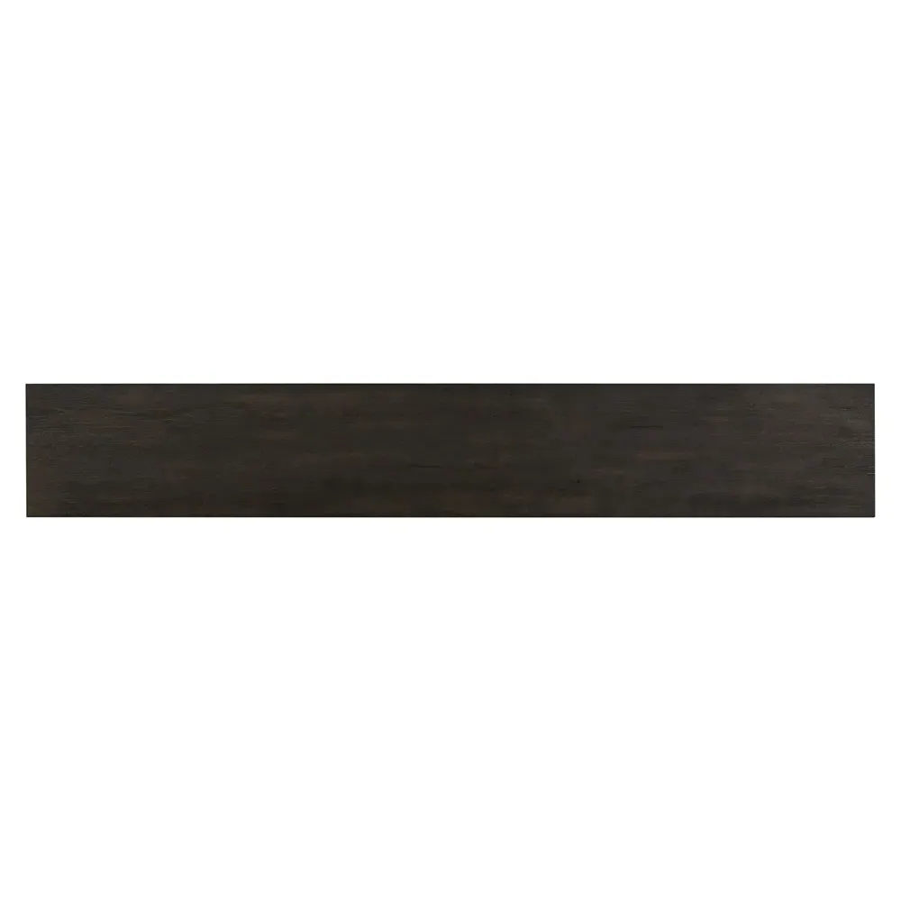 Rayan Large Console Table - Smoked Black, Oak