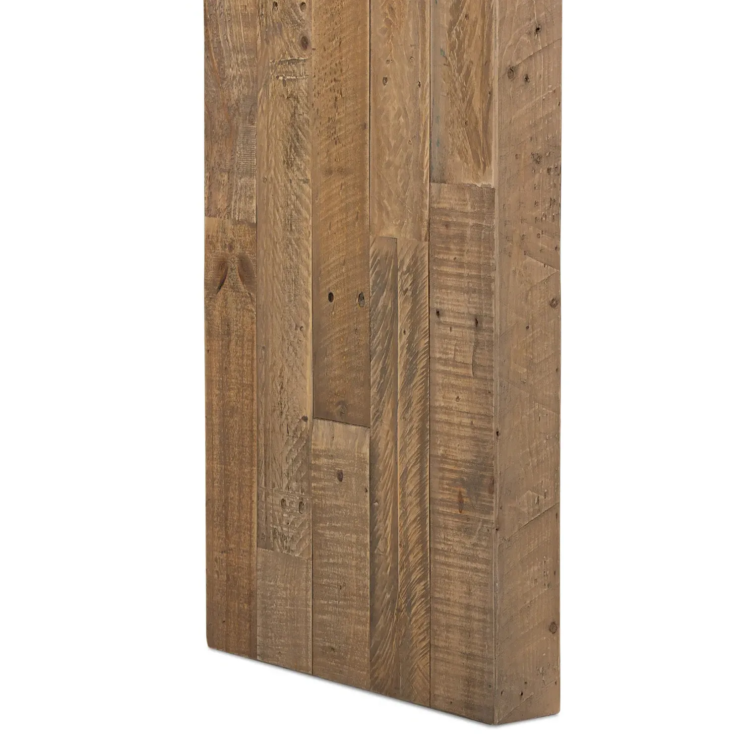 Rayan Rectangular Console Table - Brown, Reclaimed Pine