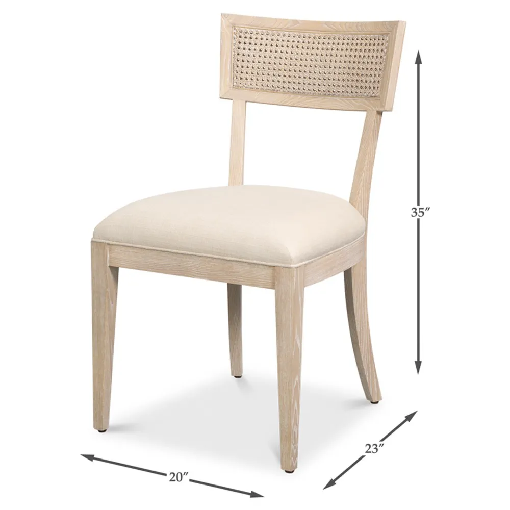 Rayleigh Dining Chair - Cream, Linen
