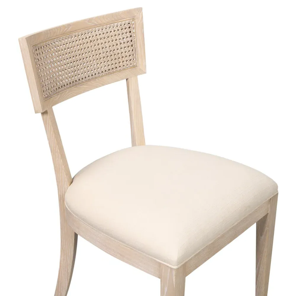 Rayleigh Dining Chair - Cream, Linen