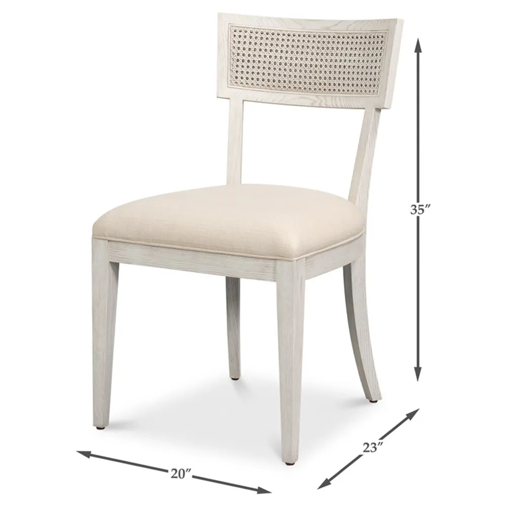 Rayleigh Dining Chair - Cream, Linen