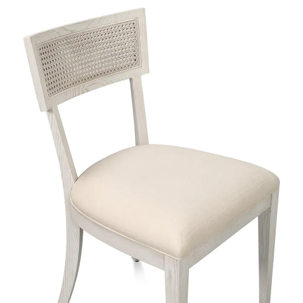 Rayleigh Dining Chair - Cream, Linen