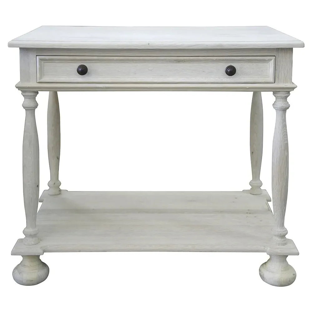 Rayne Wide Nightstand - Grey, Oak image