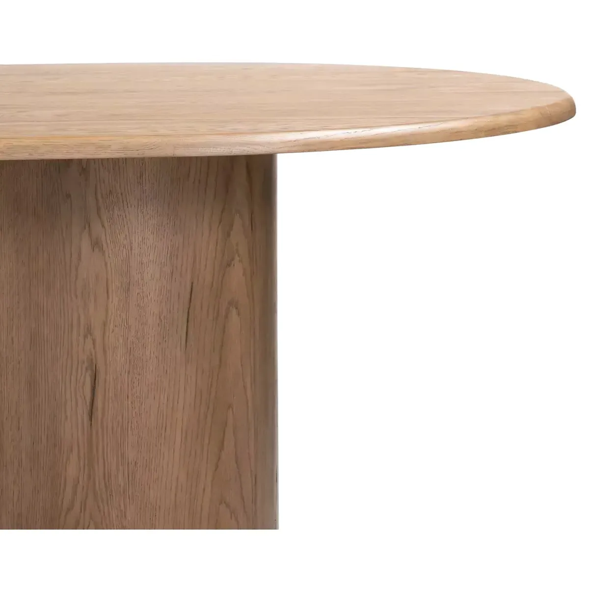Reagan Oval Dining Table - Brown, Oak