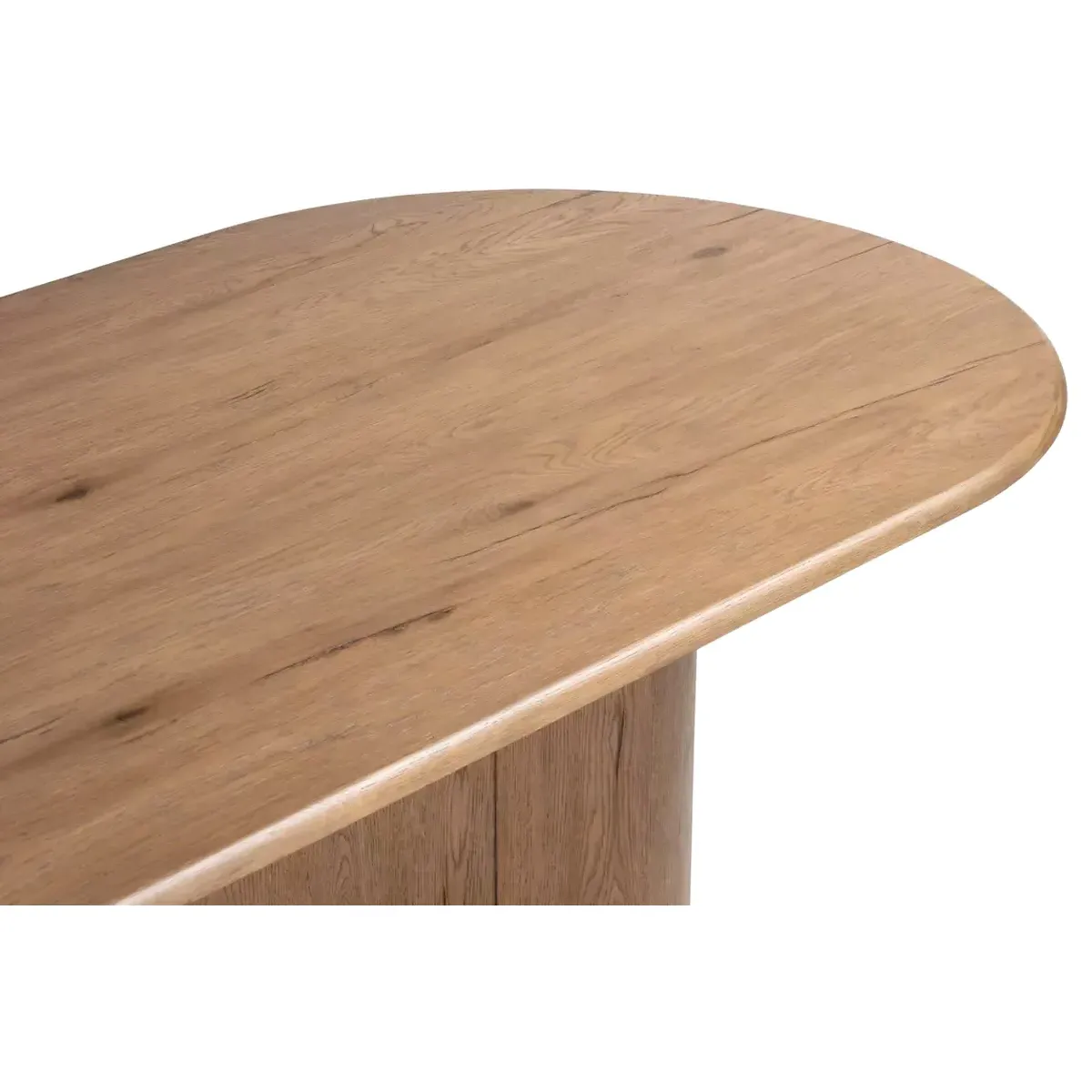 Reagan Oval Dining Table - Brown, Oak