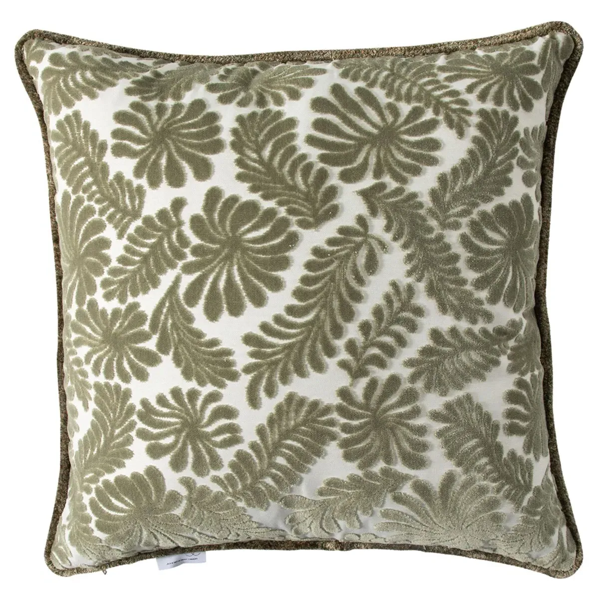 Rebecca 20x20 Throw Pillow - Moss, Velvet