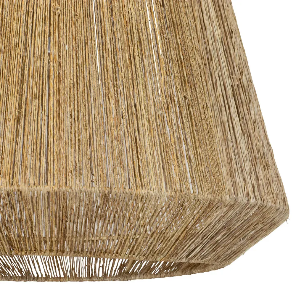 Rebecca Twisted Jute Pendant Light - Brown