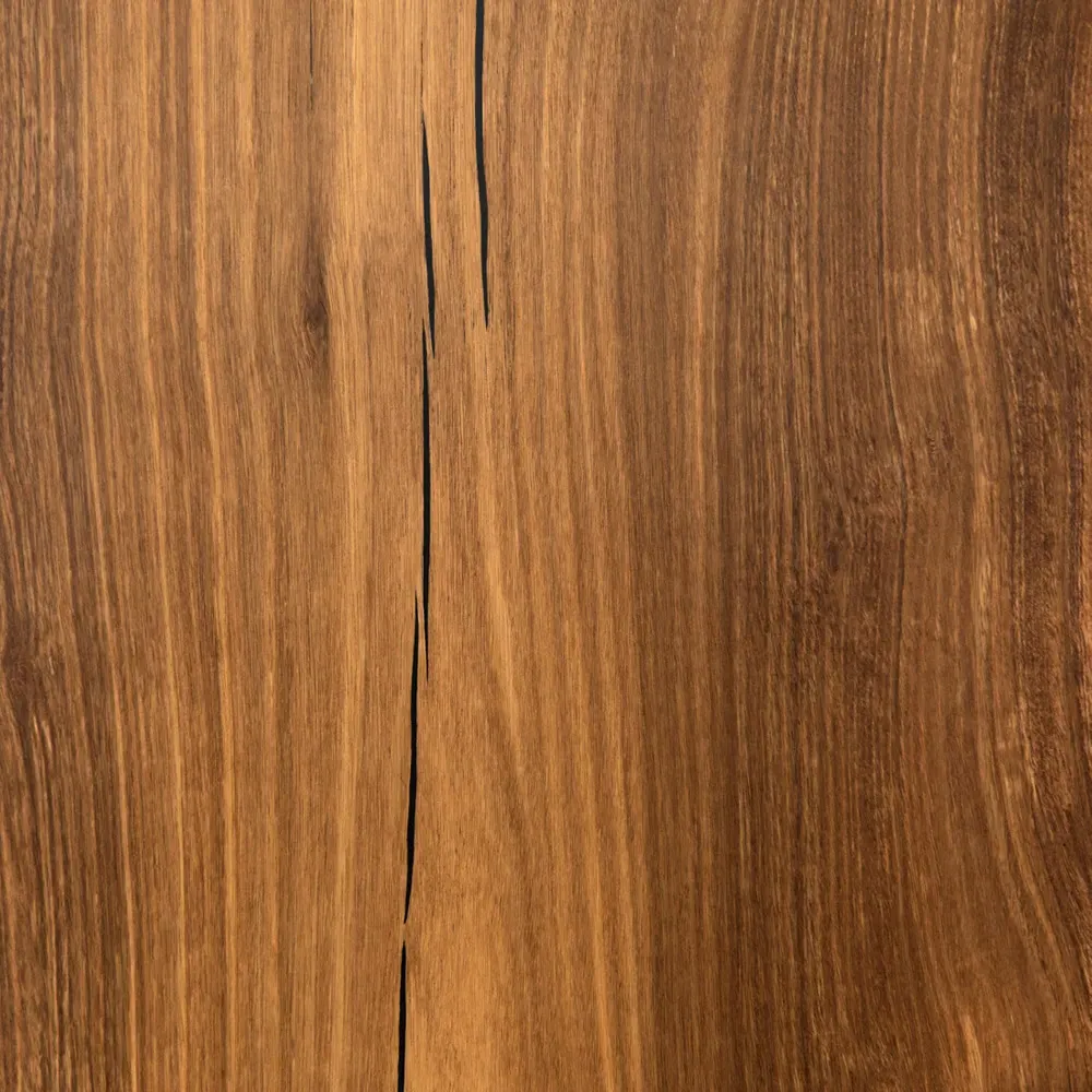 Redding Round Drum End Table - Brown, Pine Wood