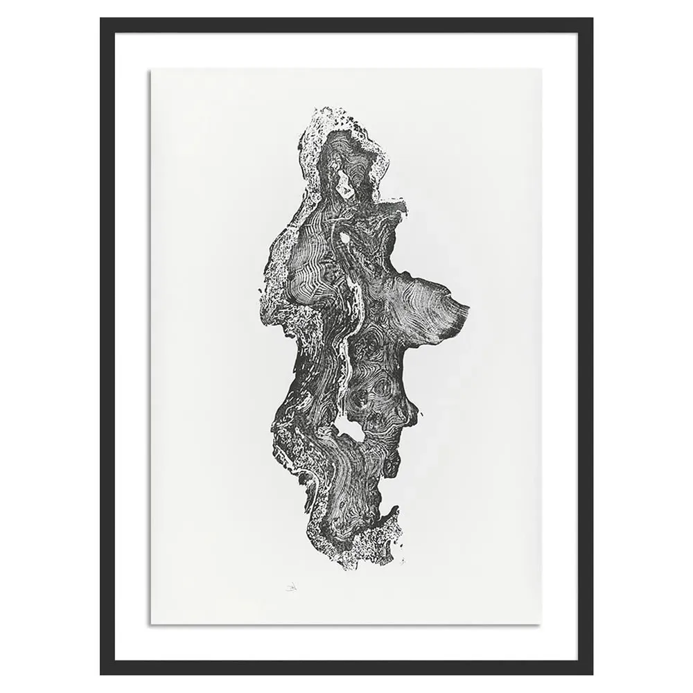 Redwood Burl Wall Art - Black, Maple image