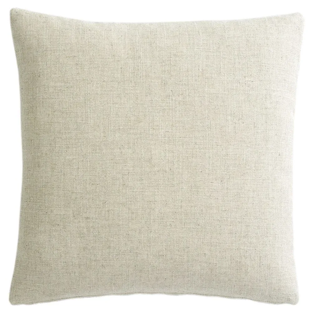 Reese Square Embroidered Throw Pillow - Blue