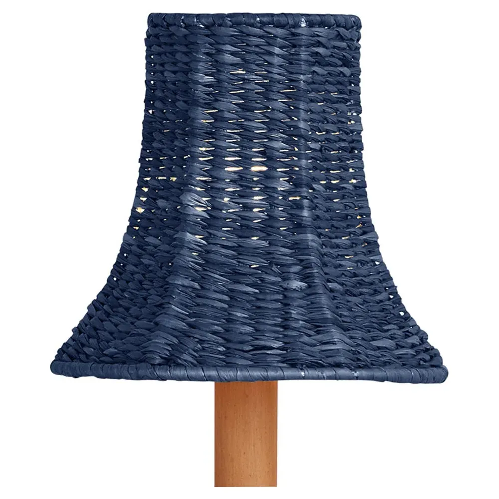 Reese Tapered Chandelier Shade - Indigo, Seagrass image
