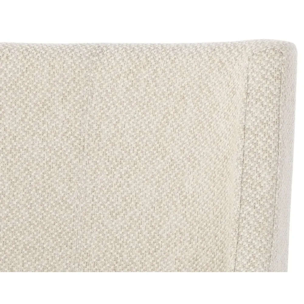 Reeves French Monument Dining Side Chair - Oatmeal, Steel