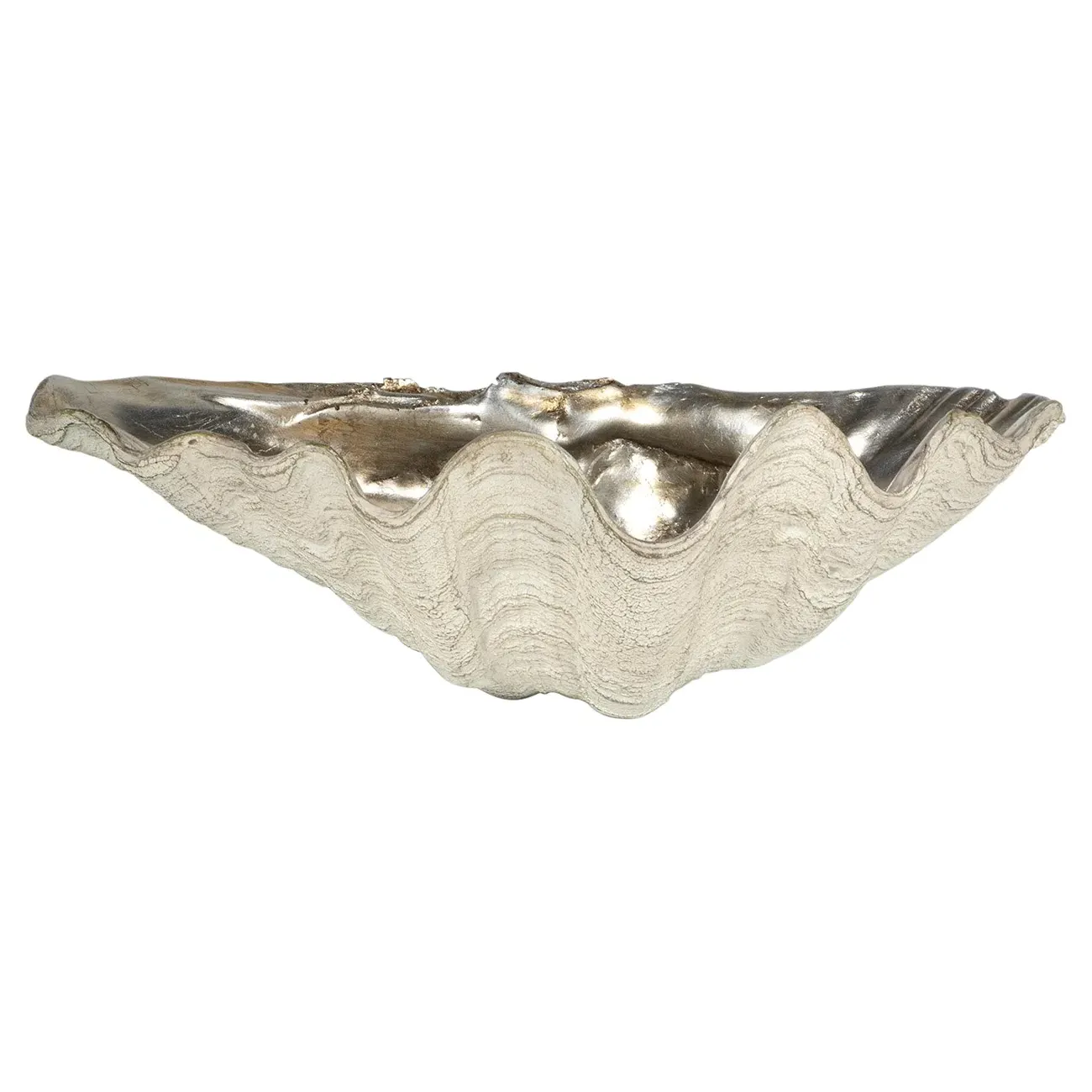 Regency Small Clam Decorative Bowl - Silver, Resin image