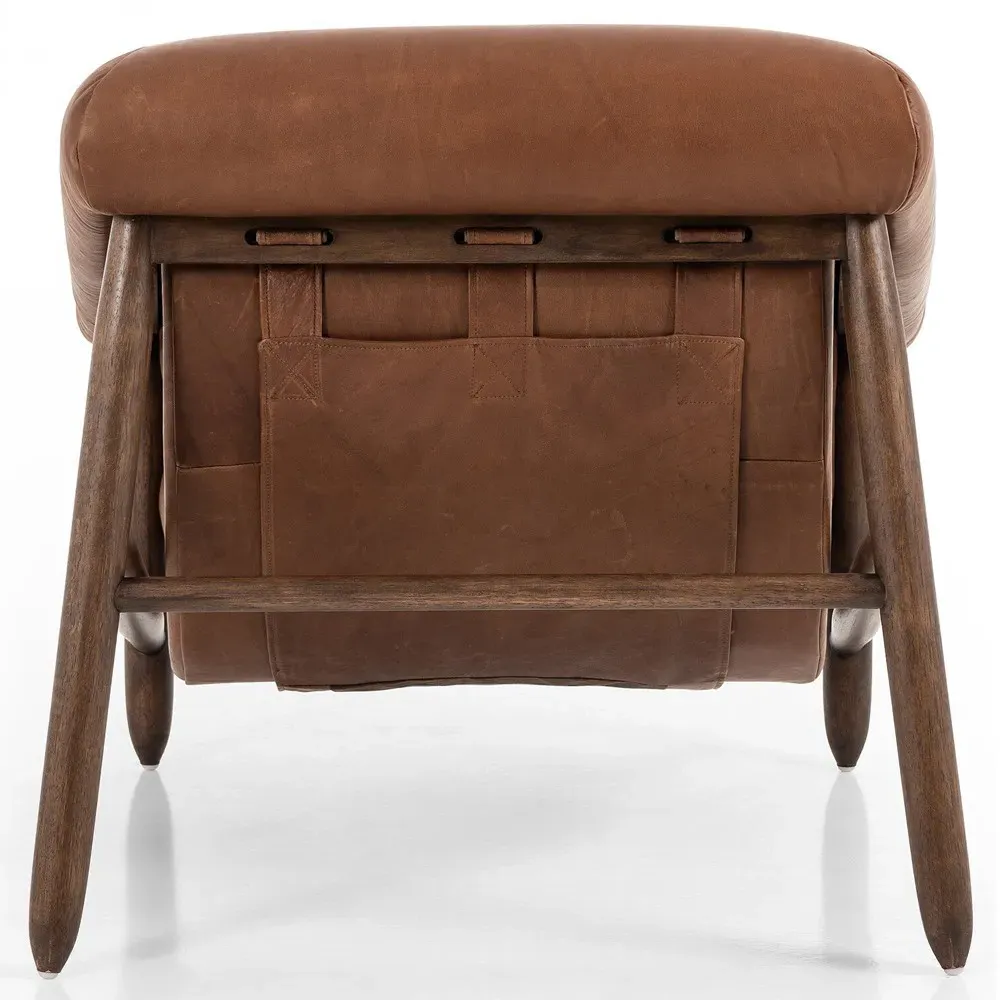 Reggie Club Chair - Sienna, Leather