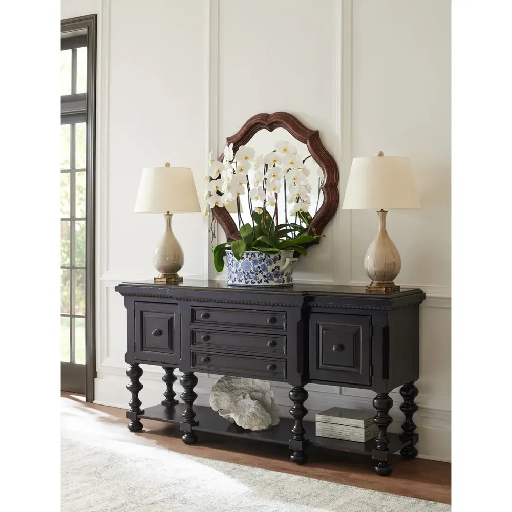 Regiment Sideboard - Brown, Hickory Wood