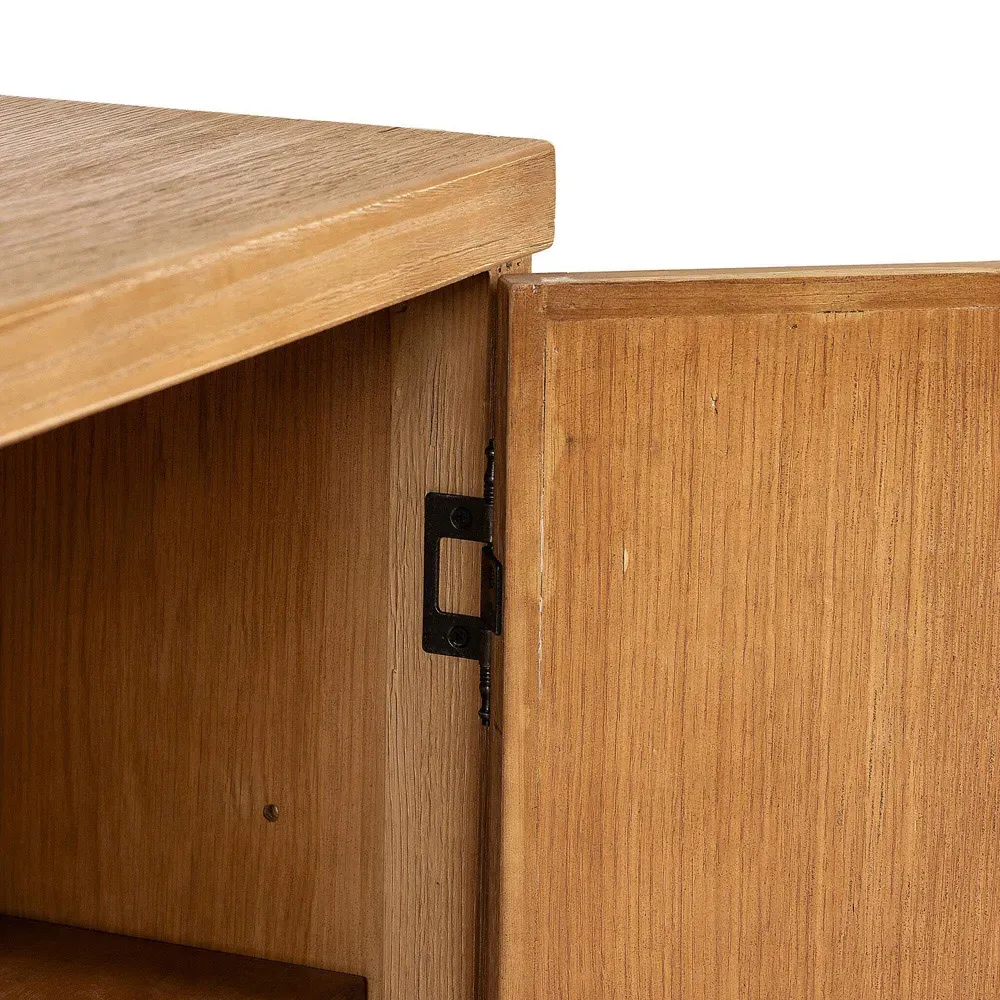 Reign Rustic Lodge Media Cabinet - Brown, Oak