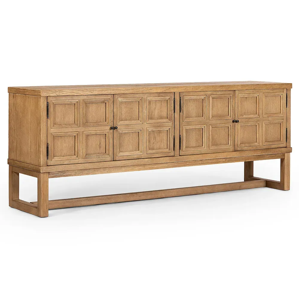 Reign Rustic Lodge Media Console - Brown, Oak