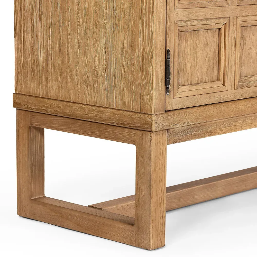 Reign Rustic Lodge Media Console - Brown, Oak