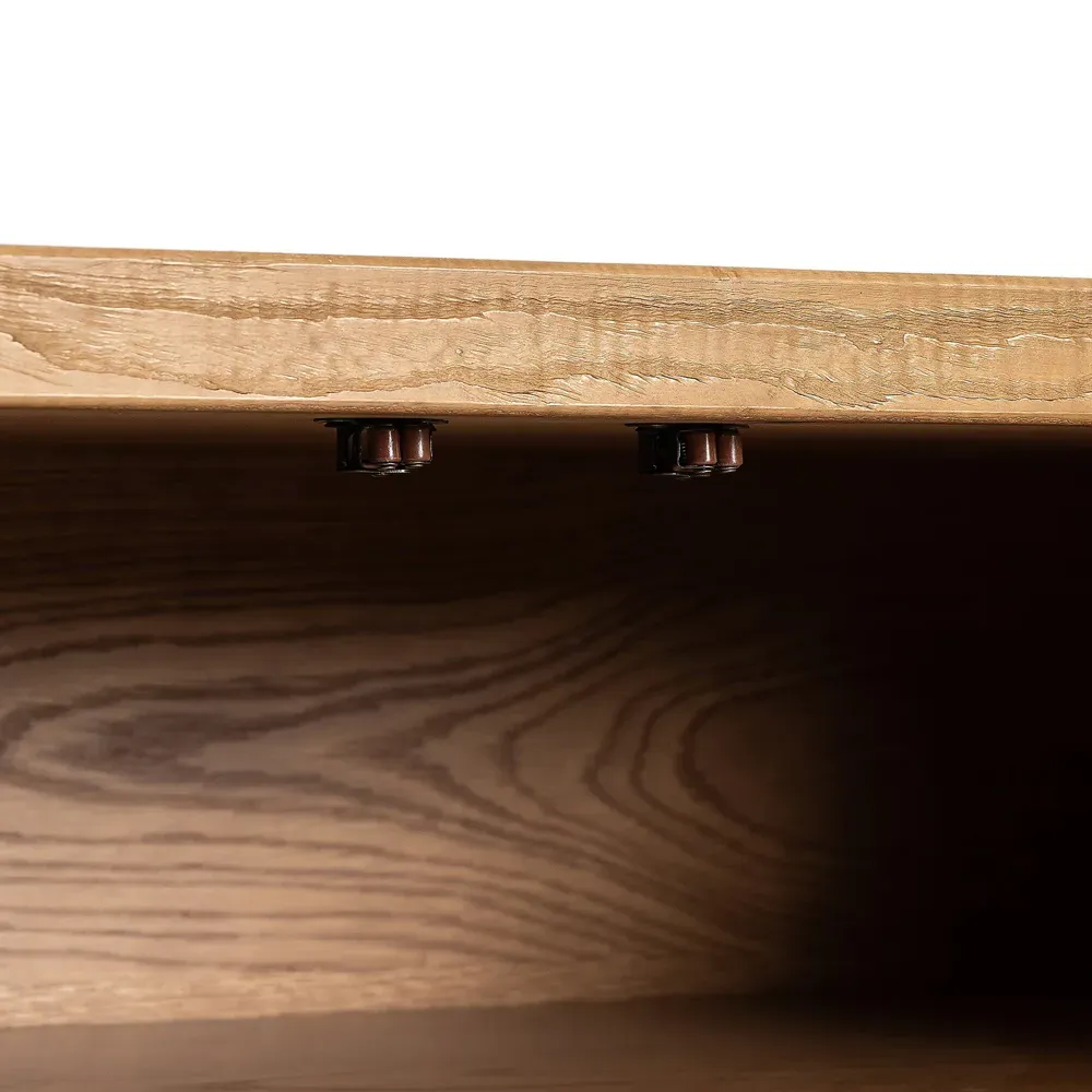 Reign Rustic Lodge Media Console - Brown, Oak