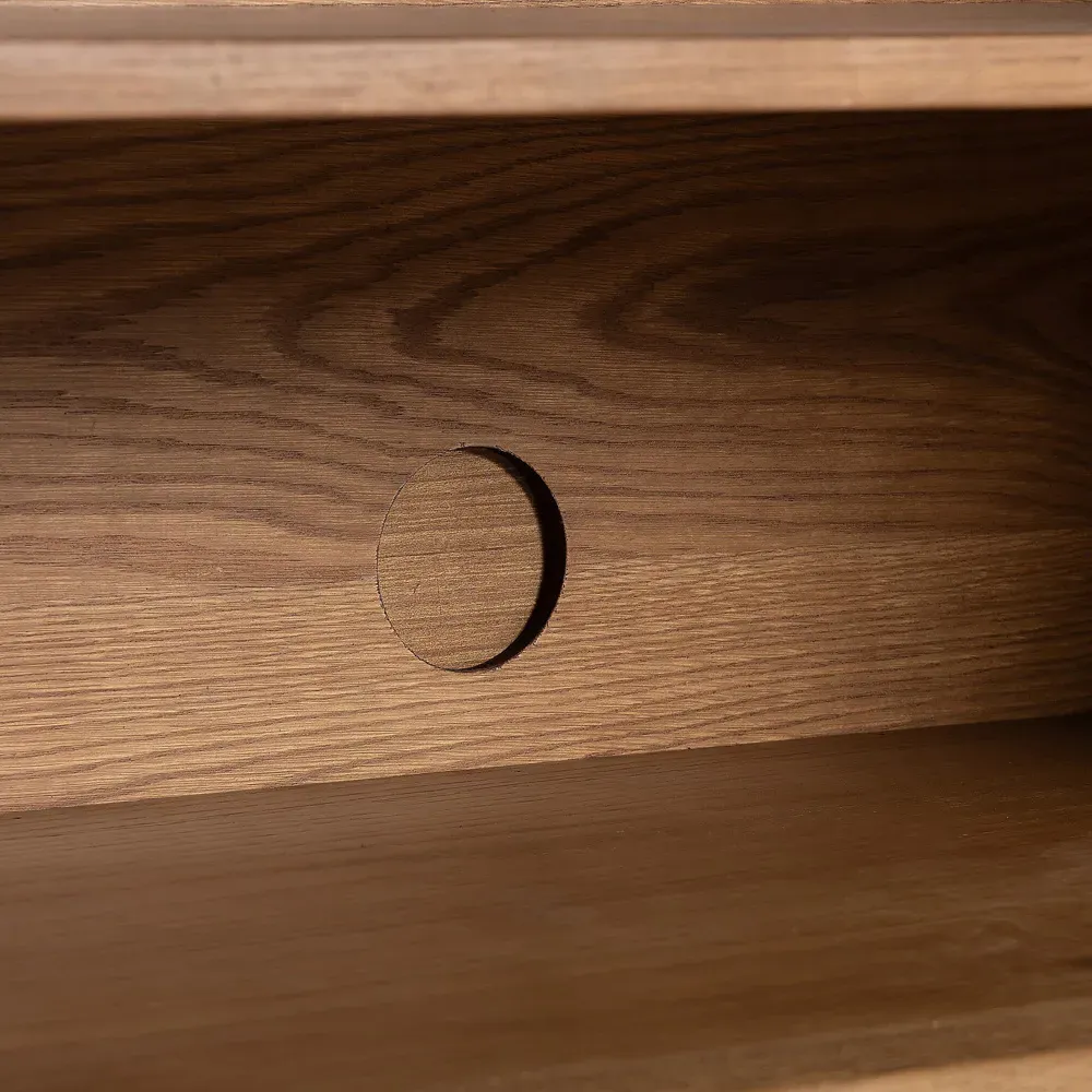 Reign Rustic Lodge Media Console - Brown, Oak