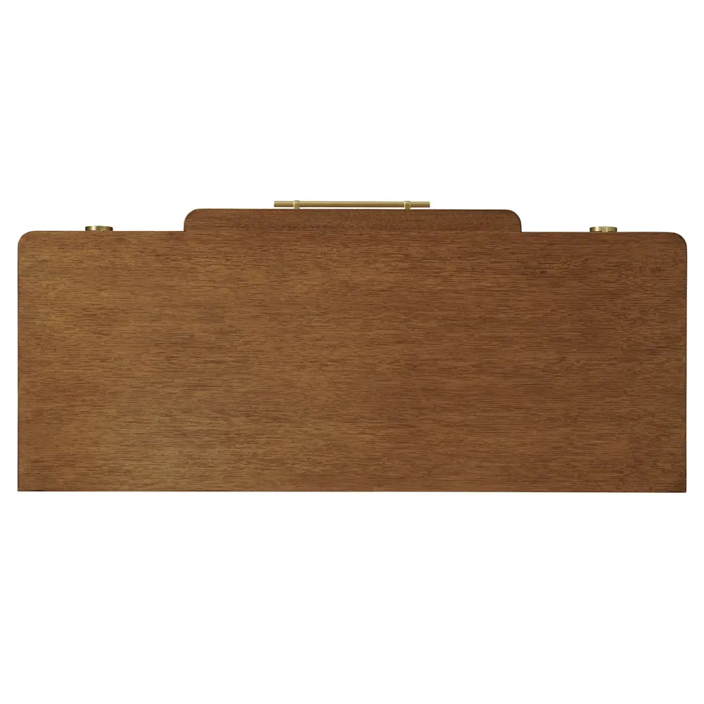 Remington Tall Chest - Brown, Raffia