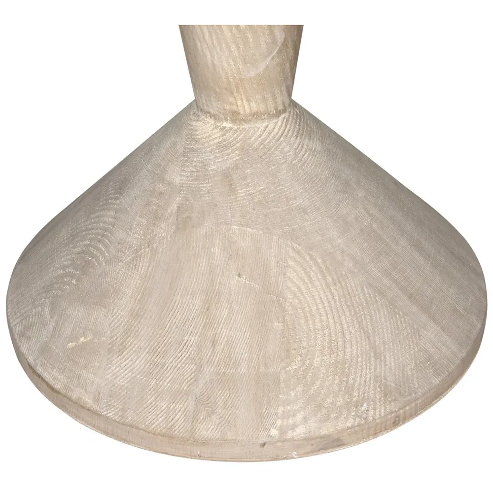 Remy Round Dining Table - Grey Washed, Reclaimed Wood