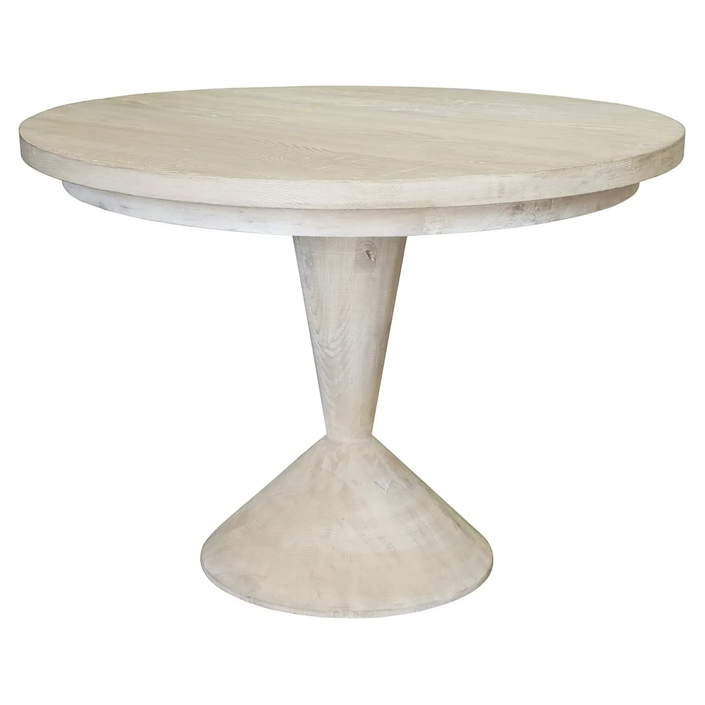 Remy Round Dining Table - Grey Washed, Reclaimed Wood