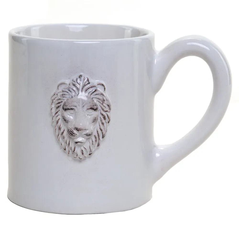 Renaissance Leone Ceramic Mug - White image