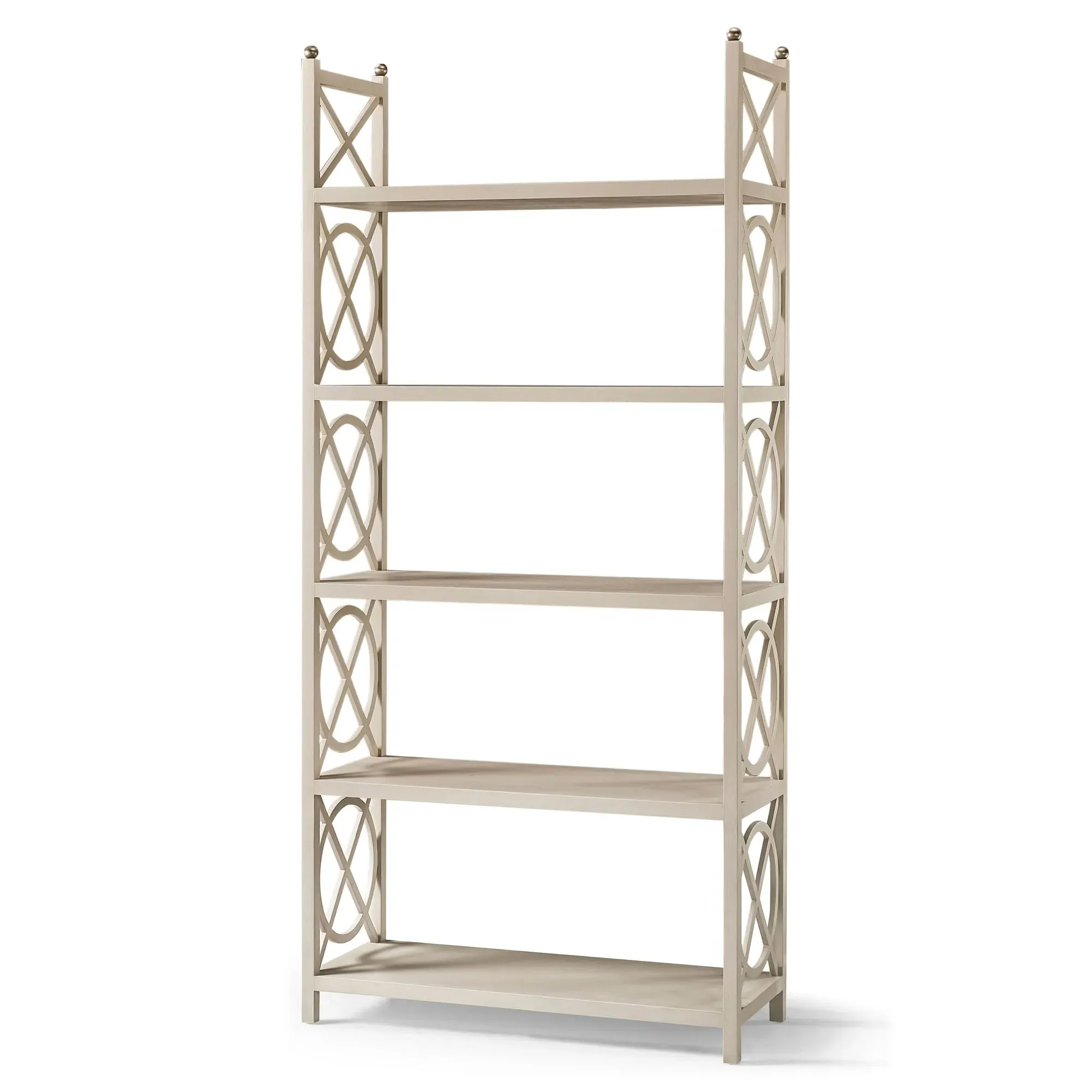 Rey Etagere - Cream, Acacia