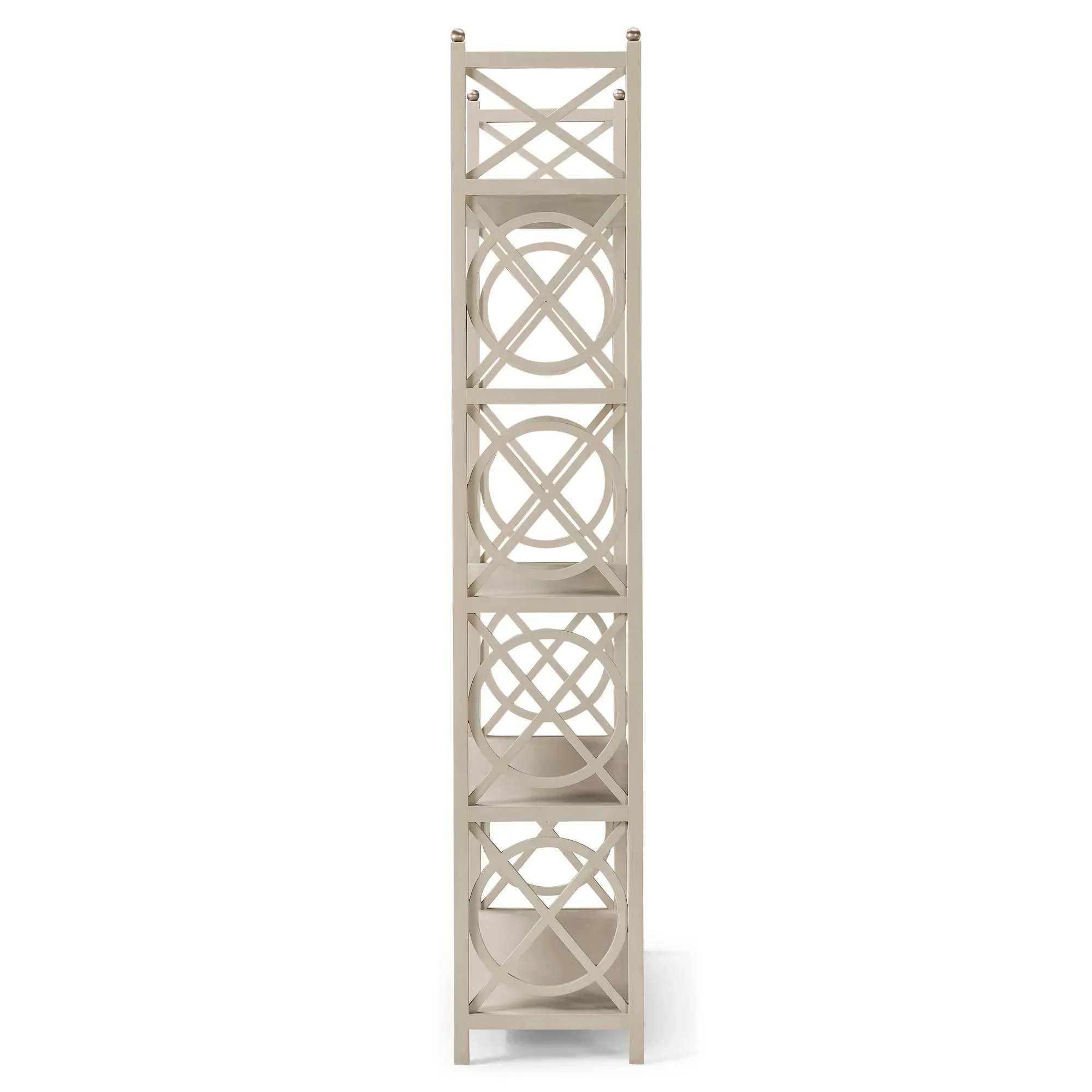 Rey Etagere - Cream, Acacia