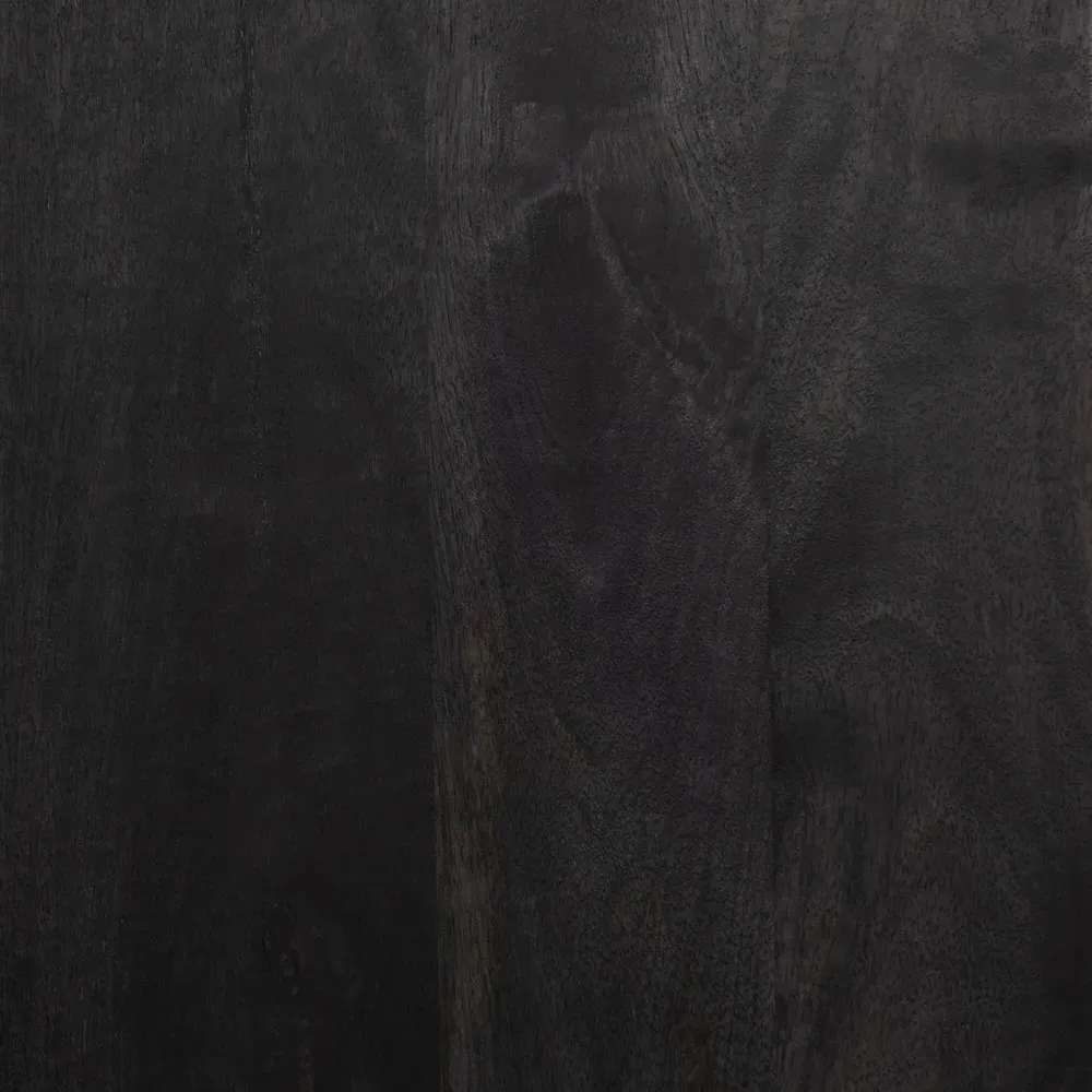 Rhian 6 Drawer Double Dresser - Black Wash, Mango Wood