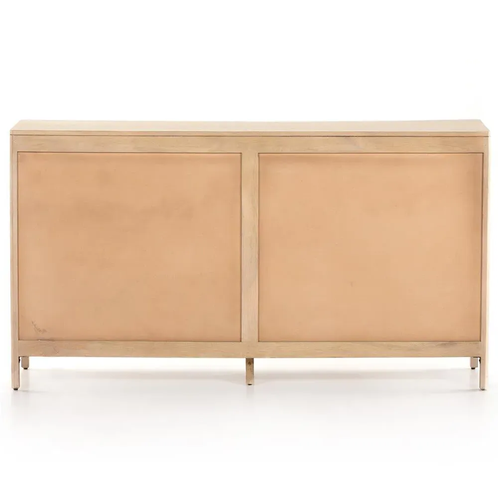 Rhian 6 Drawer Double Dresser - Natural, Mango Wood
