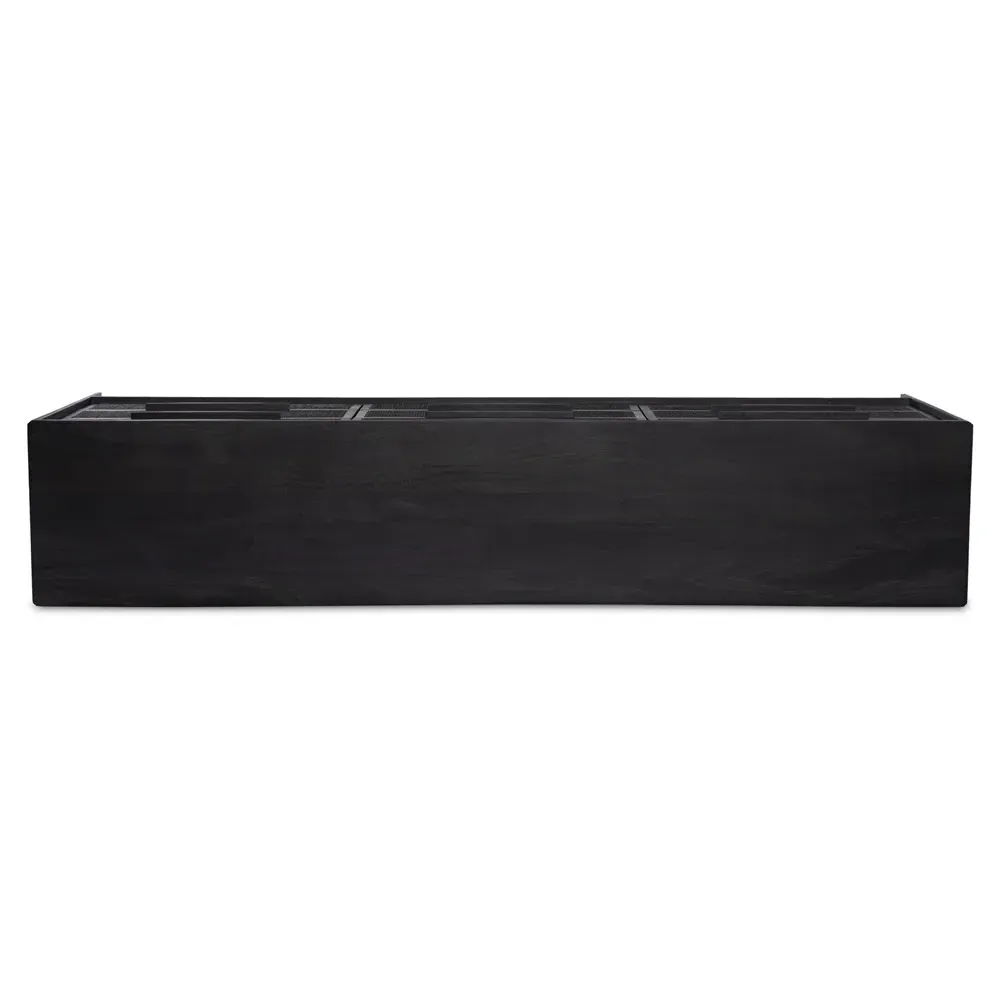 Rhian 9 Drawer Dresser - Black, Mango Wood