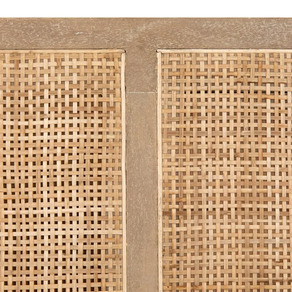 Rhian Twin Size Bed Frame - Natural, Mango Wood