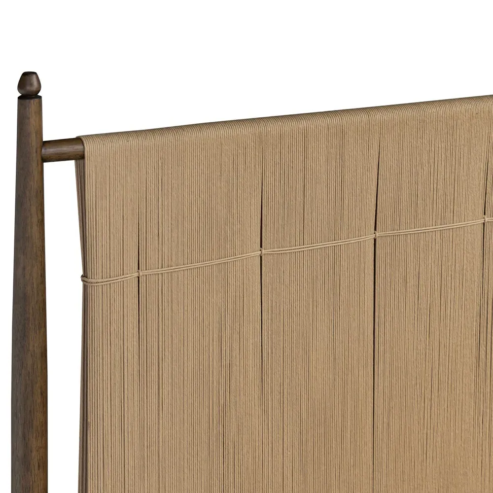 Richard King Size Bed Frame - Almond, Rush