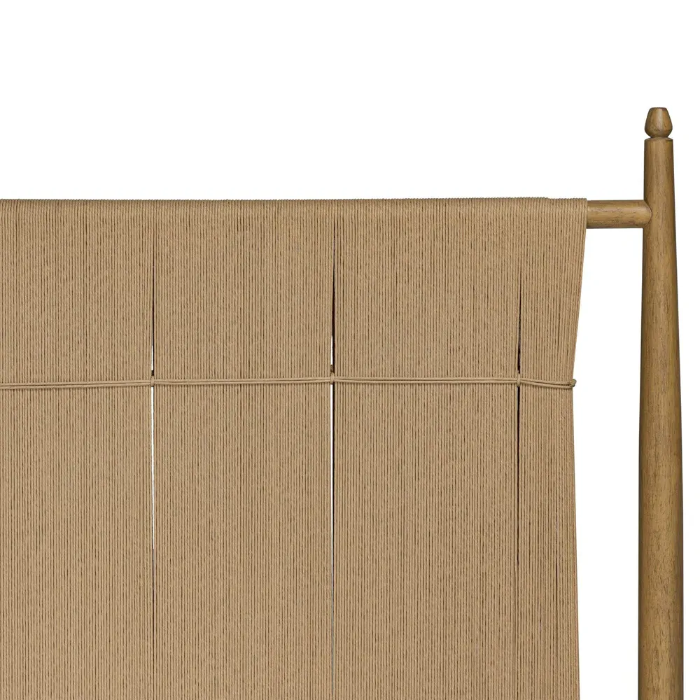 Richard King Size Bed Frame - Burnished, Rush