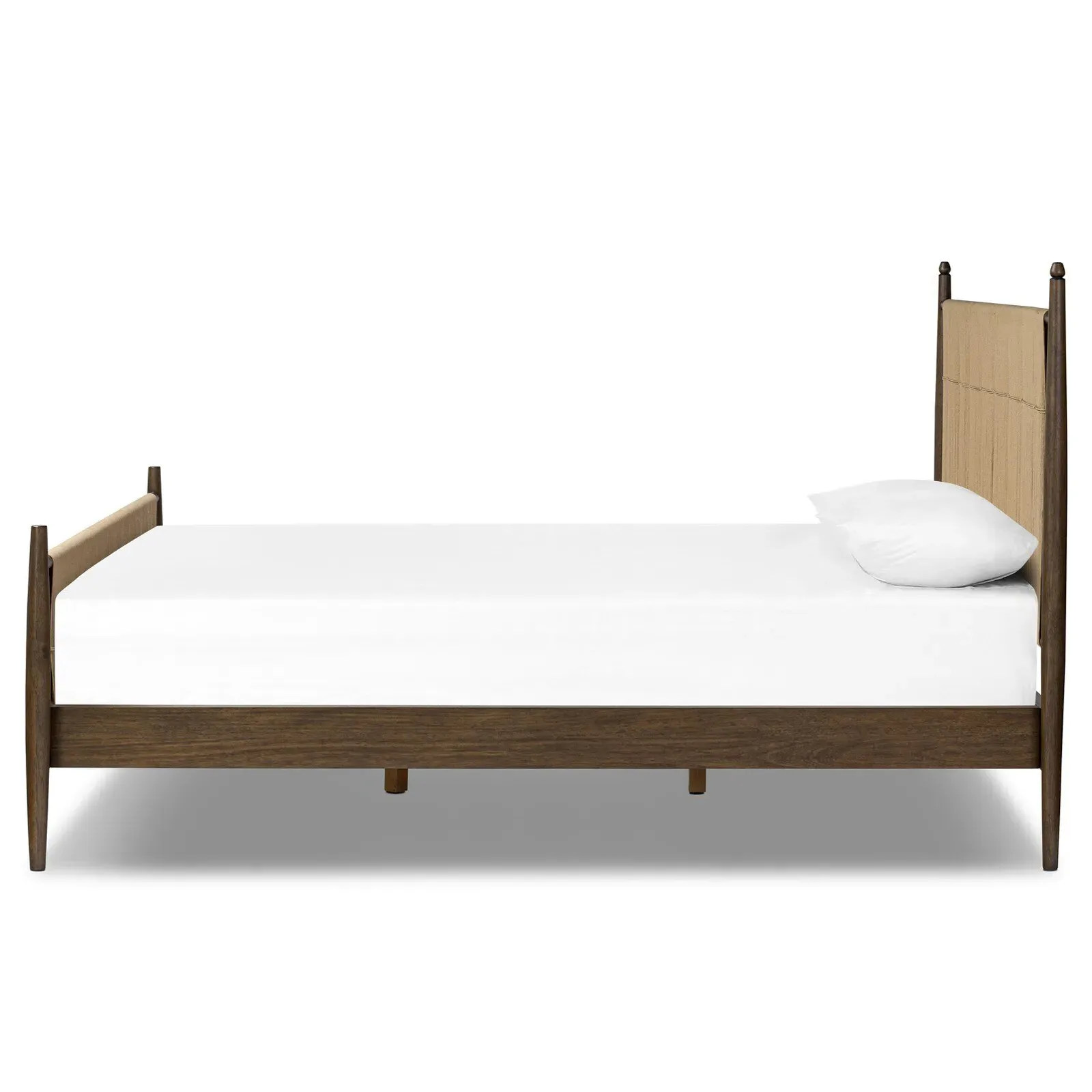Richard Queen Size Bed Frame - Almond, Rush