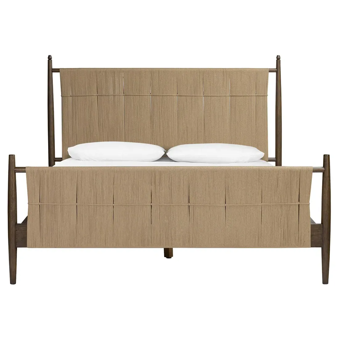 Richard Queen Size Bed Frame - Almond, Rush