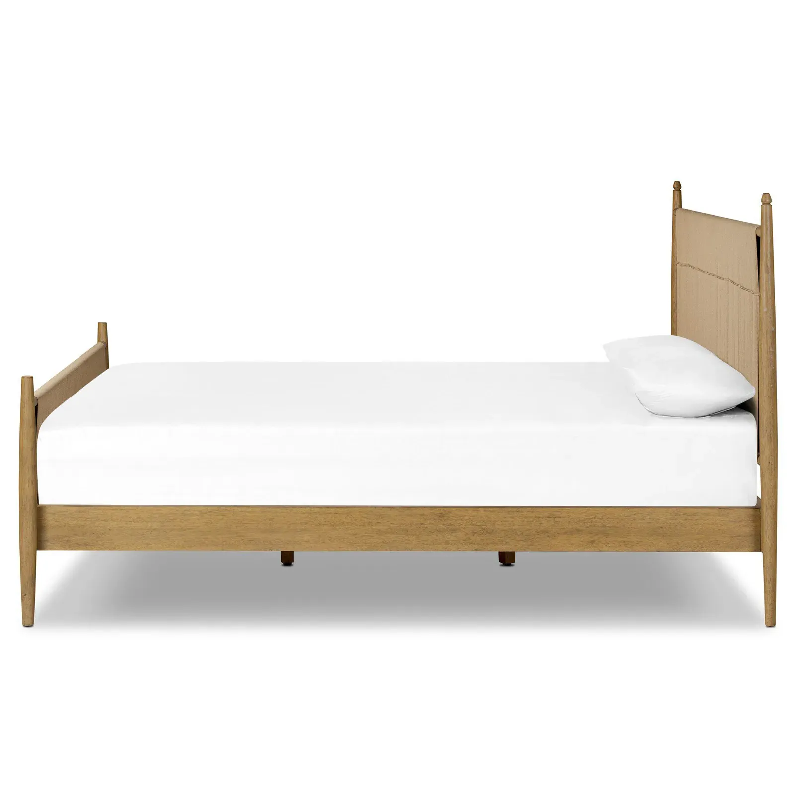 Richard Queen Size Bed Frame - Burnished, Rush