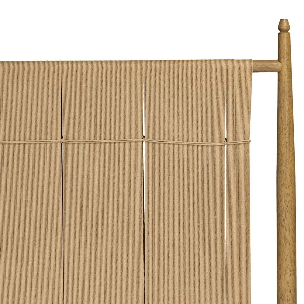 Richard Queen Size Bed Frame - Burnished, Rush