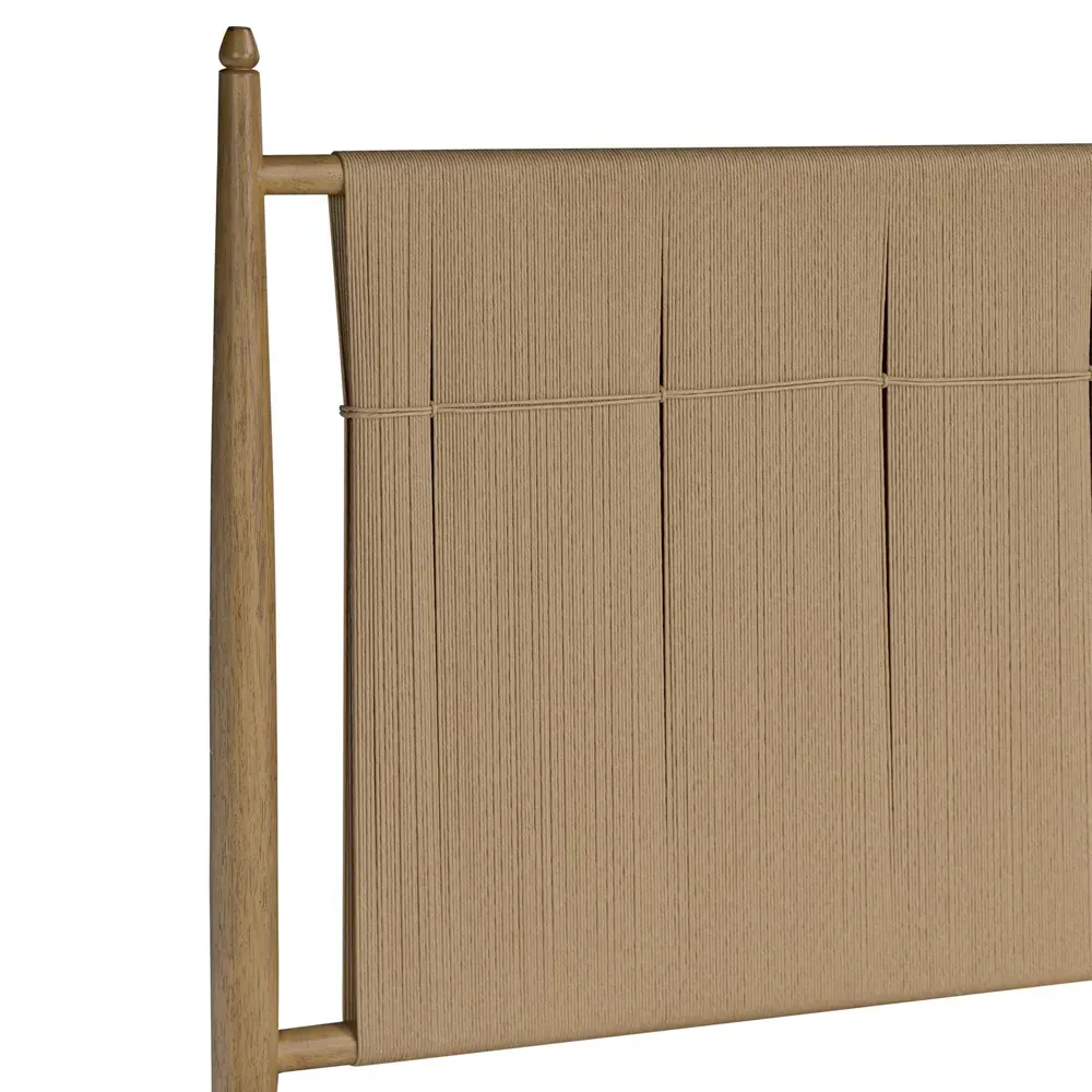 Richard Queen Size Bed Frame - Burnished, Rush